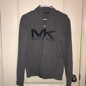 Michael Kors Grey Zip Up Jacket